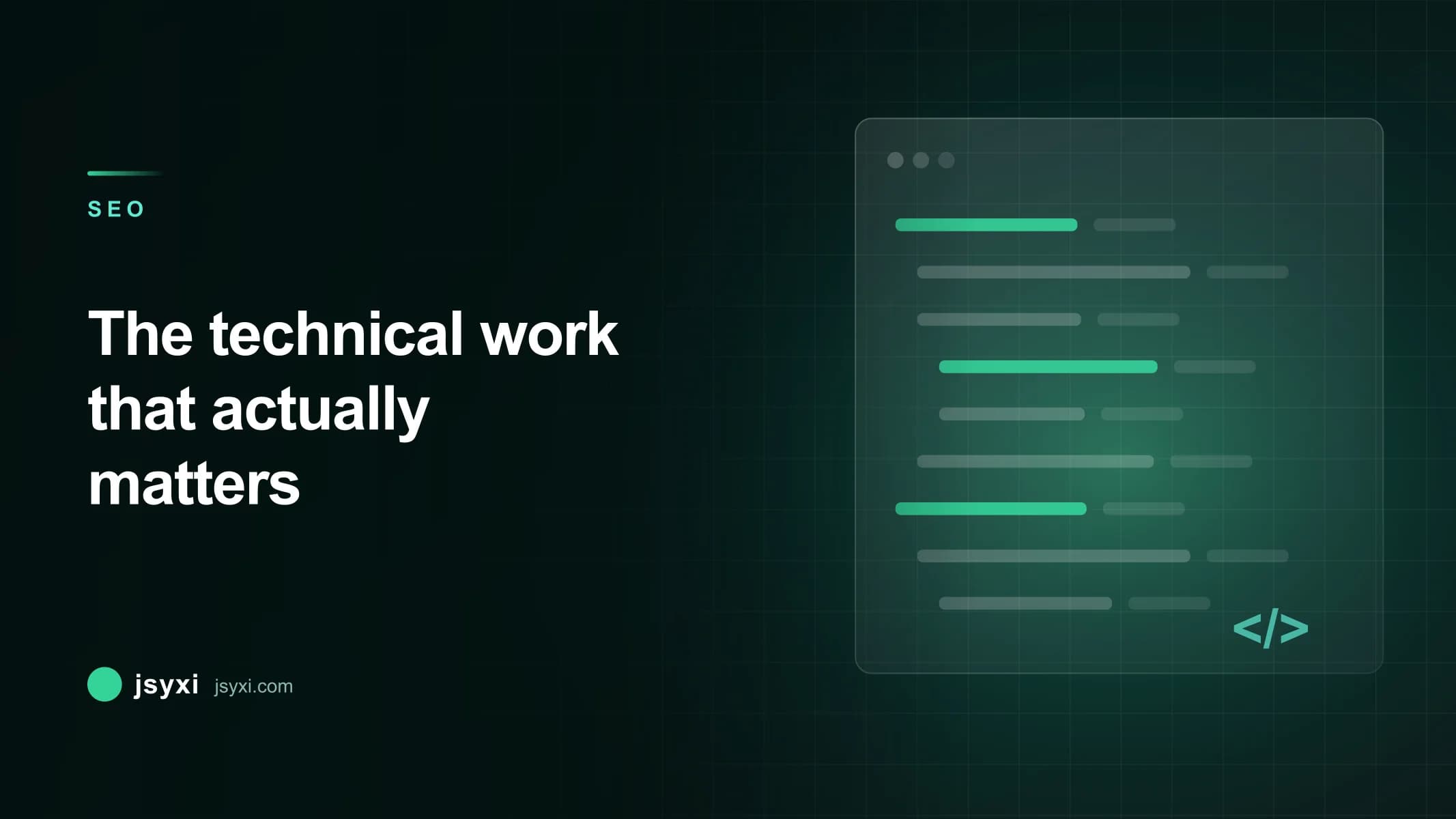 A Technical SEO Checklist for Small Businesses cover